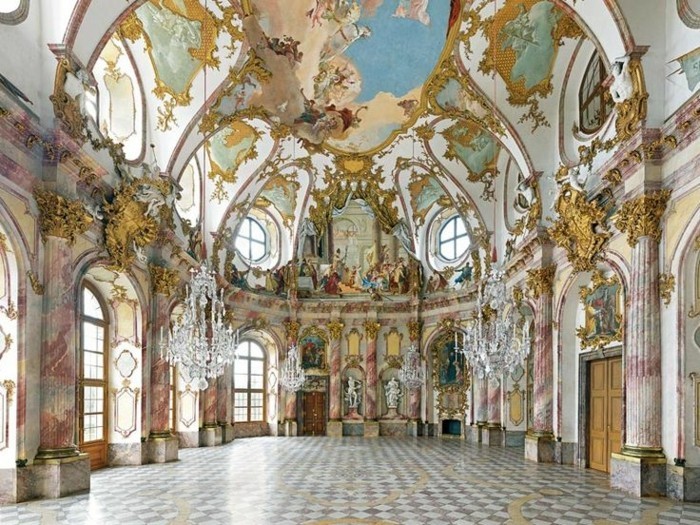 Barokki-ominaisuudet-of-arkkitehtuuriin Würzburgin-Saksassa