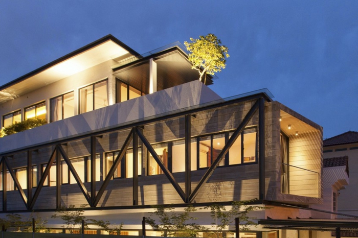 בתי-מודרני בסגנון האדריכלות-כפול באוהאוס