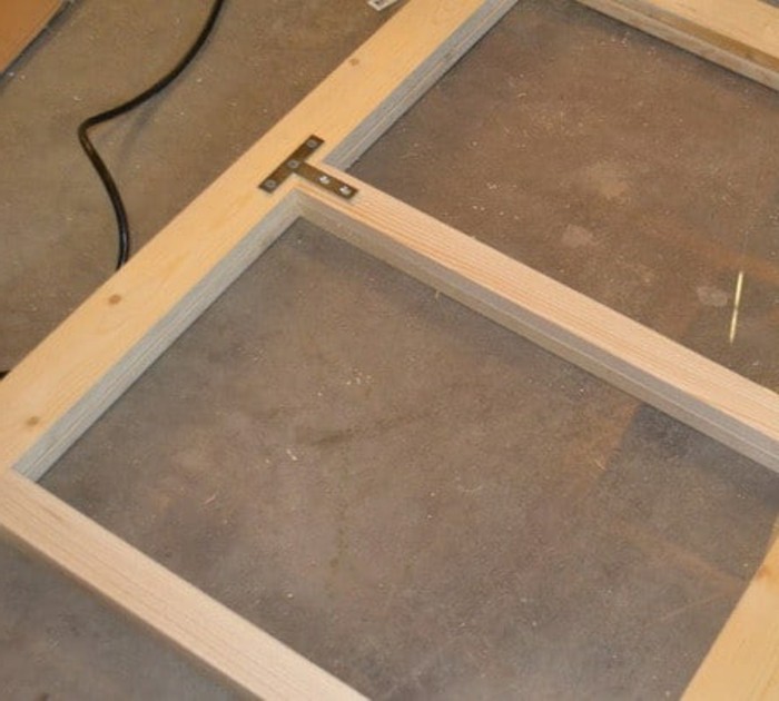 内置固定-的木质板温室小温室温室有利的DIY