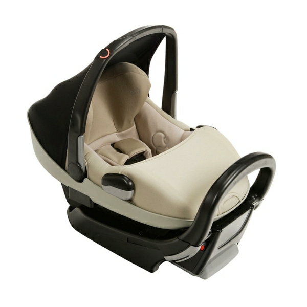 米色的汽车儿童座椅的现代设计安全车载婴儿座椅汽车