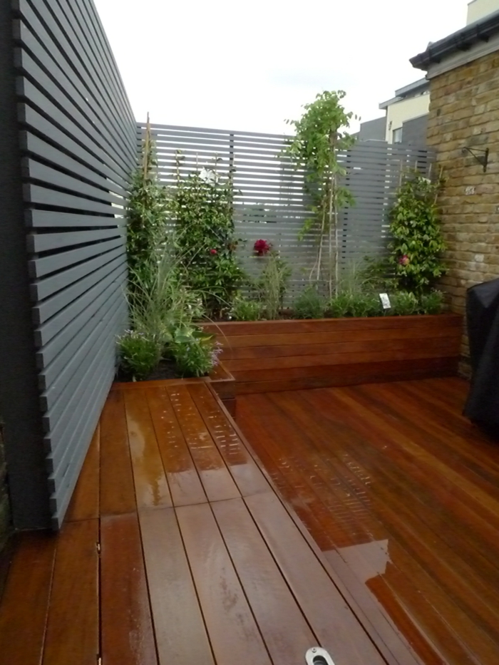 bepflanzung-屋顶露台涂料光纤木地板