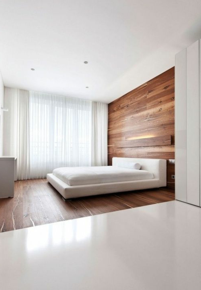 سرير مستحضرات فائقة جميلة-خشبي الجدار