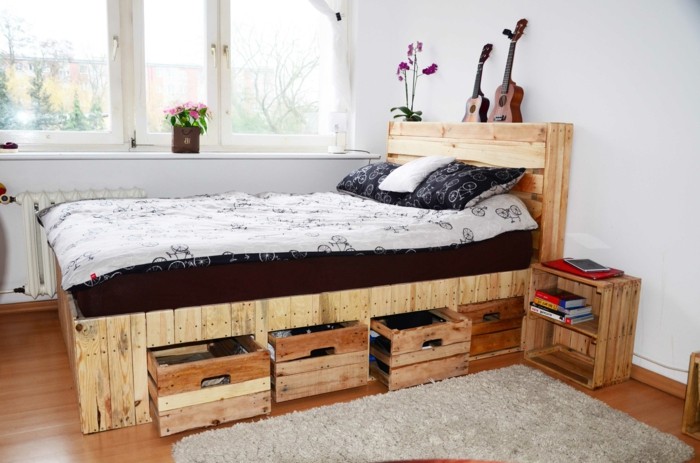 -cama acumulación de-euro de madera-a-gran-camas-modifique incluso