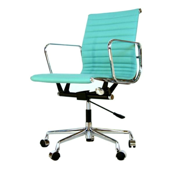 -blaue - 办公椅与 - 漂亮的设计的室内设计理念
