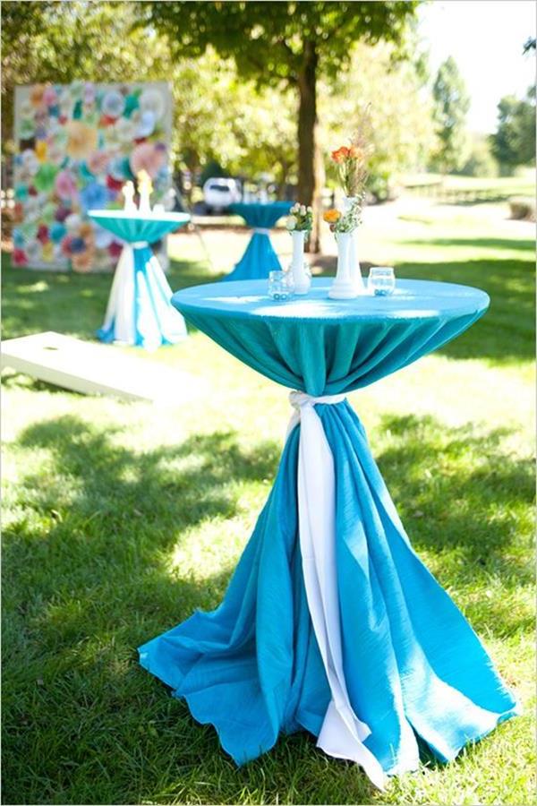 כחול תקרה-to-the-השולחן העגול חתונת רעיונות-עבור-an-נשכח קישוט חתונת שולחן