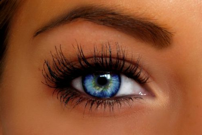 μπλε-μάτια-τονίσει Long Βλεφαρίδες
