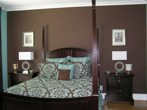marrón-muebles de dormitorio