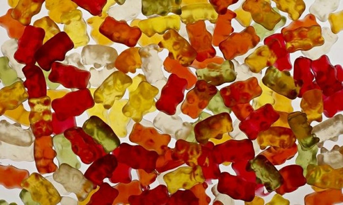värikäs-Haribo sokeriton Candy-Gummibärchen