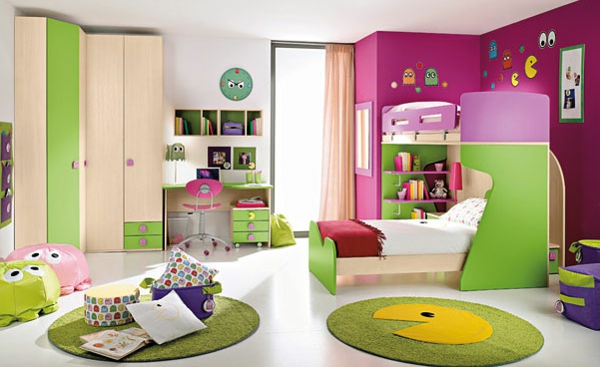colorful-kindezimmer-modern-designed-- hermosos colores