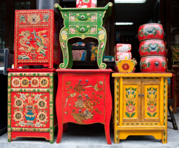 интересни китайски неща - малки модели на китайски шкафове