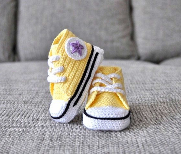 готини модели-пра-дизайн-плетиво бебешки обувки-пра-идеи-за-Häkeleien