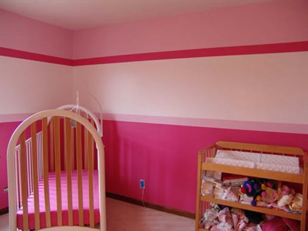 cool-wall-χρώμα-για-room-ροζ-αποχρώσεις για το φυτώριο