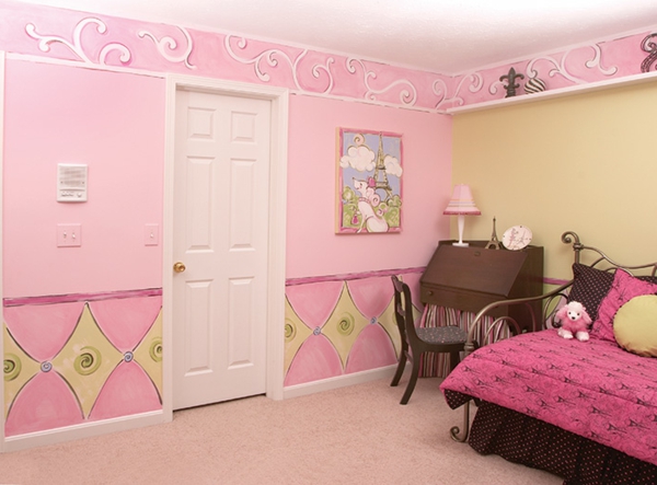 cool-wall-colors-ροζ-ροζ ταπετσαρία