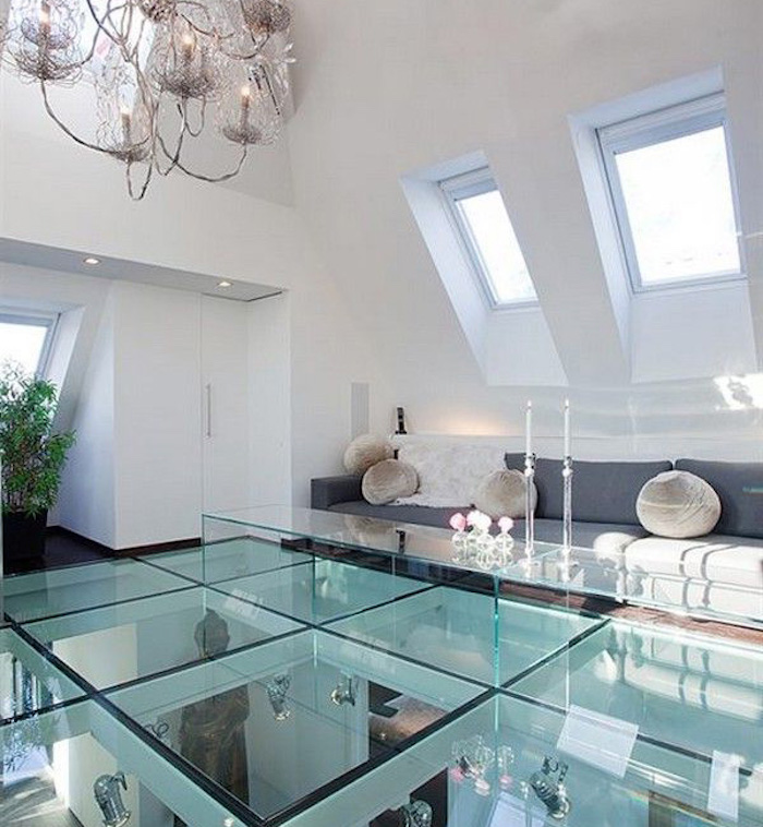 kattohuoneiston ylellinen kotiin lattiasta lasista alla nähdä modernin ylellinen trendikäs