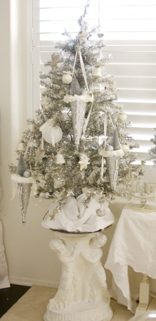 לבן קישוט חג המולד עבור עץ חג המולד - מאוד שכבת נחמד
