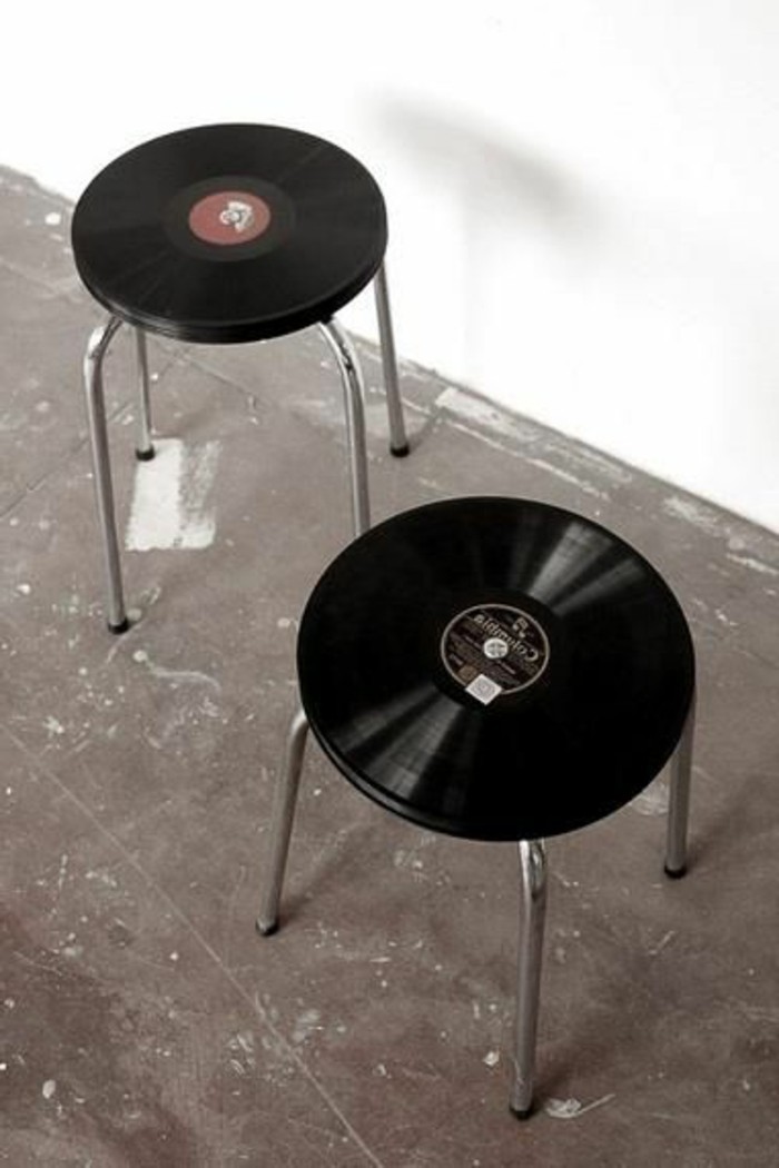 רשומות-יפה-כיסאות-מ-schallplatten ויניל דקו-off