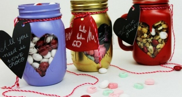 Valentinovo darove za najboljeg prijatelja - Mason Jars Decoration