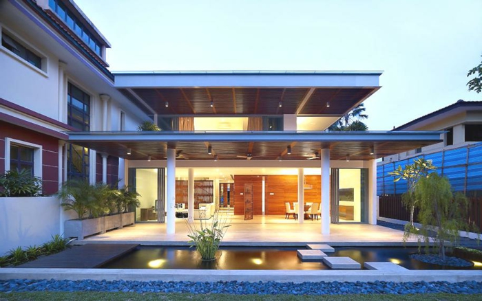 עיצוב-הושלם בית-מודרני-כפול בתים-יפה-מודרני-הבית-build