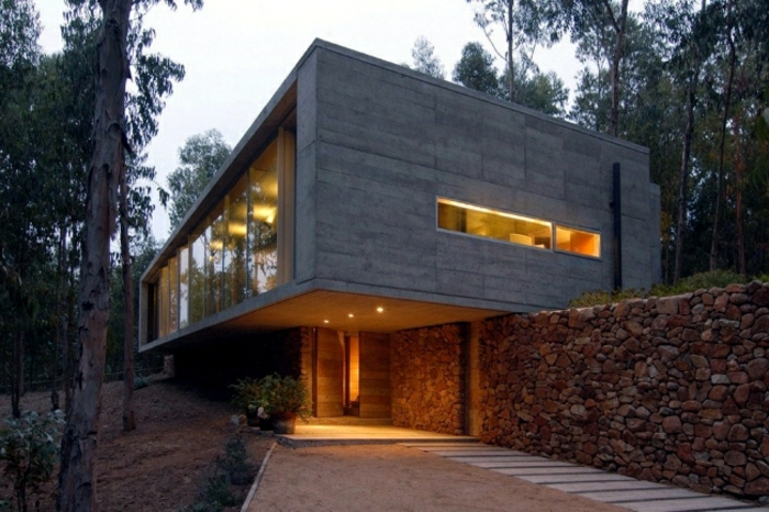 הושלם עיצוב בית-גדולים-רעיונות-עבור-אדריכלות-בית-עם-שטוח גג