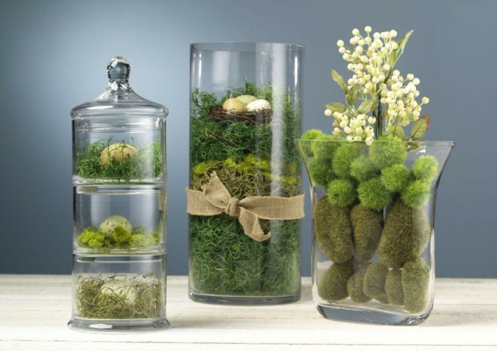 DIY-חתונה-יפה-קישוט צמח עם green--