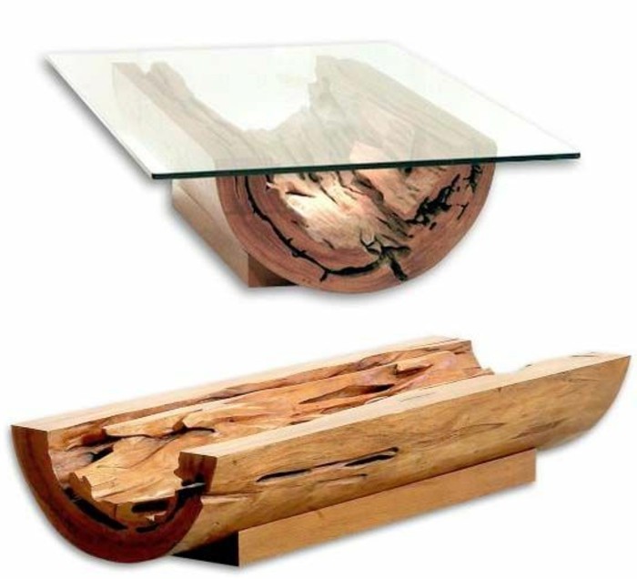 DIY-moebel-bricolaje-Wohnideen-tabla-de-madera y vidrio-diseño