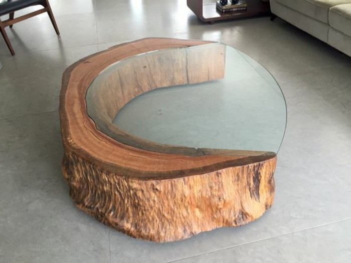 DIY-Moebel-יצירתי-wohnideen-שולחן-של-עץ-זכוכית