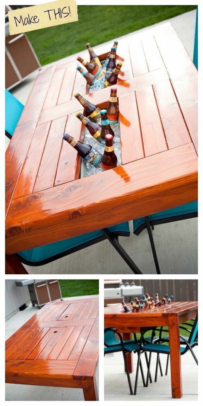 DIY-Moebel-wohnideen בעצמך-לעשות-מעניין-שולחן-של-עץ-גן-בירה