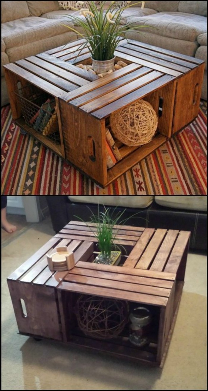 DIY-Moebel-wohnideen בעצמך-לעשות-שולחן-של-יין-אפור ארגז ספה