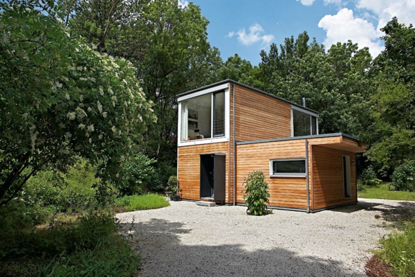 Doppelhäuser-bauen-modern-design - vihreä ympäristö