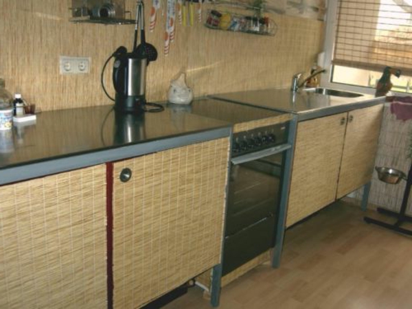 不锈钢厨房台面 - 现代厨房块