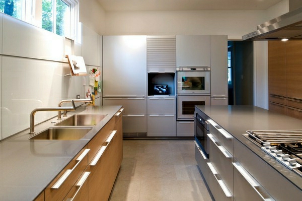 不锈钢厨房水槽内置 - 现代家具