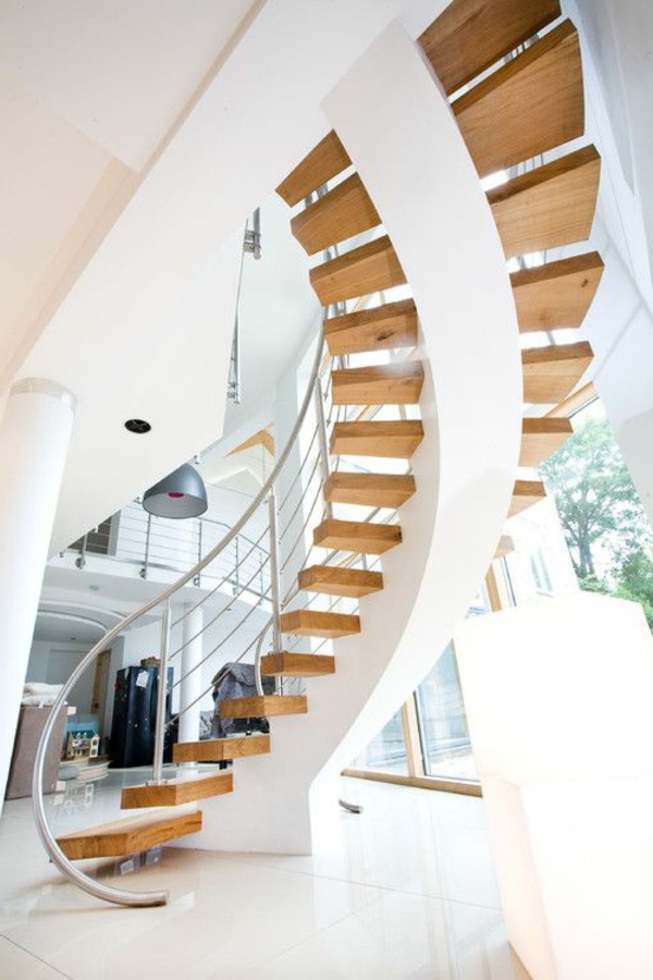 प्रभावी सर्पिल सीढ़ी-साथ-बहुत-अच्छा-डिजाइन