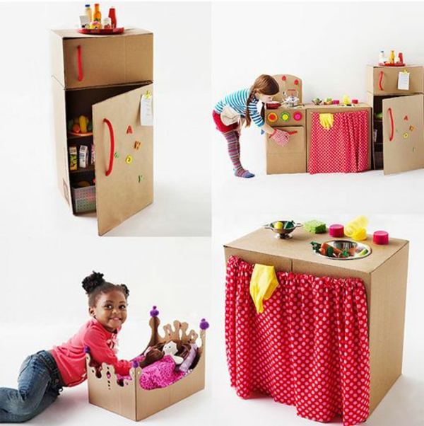 säännösten täydelliseen suunnittelu-of-pahvi-tehokas-ideoita-kartonki - lapsi-keittiö-in-laatikossa