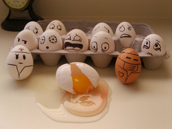 ei-pintura-roto-huevo-huevo cuadro