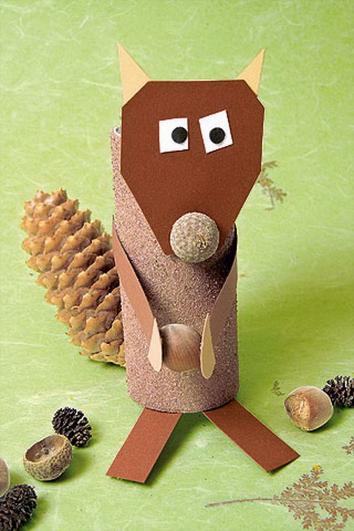 mókus-bádogos-of-papír-kézműves-ősz