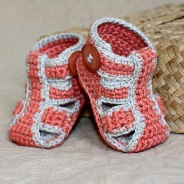 एक-महान डिजाइन से crochet-बच्चा जूते-महान विचारों-Häkeleien के लिए