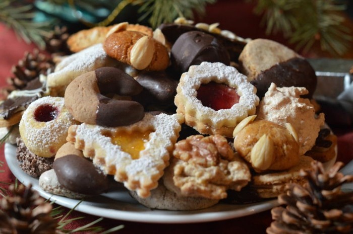 egyszerű desszert-Weihnachtsplaetzchen-desszert-karácsony