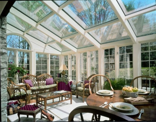 bois moebel-toit ouvrant dispositif conservatory- verre-véranda-make