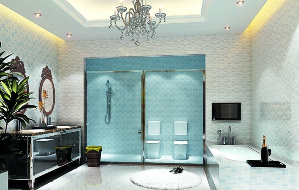 חדרי אמבטיה אלגנטית-רעיונות-עיצוב-פנים