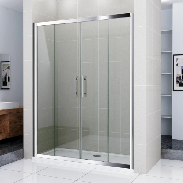 елегантни душ кабини-за-баня-стъклена врата