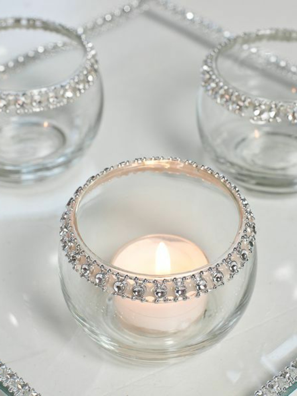 elegantes-elegante-velas-escotada de cristal
