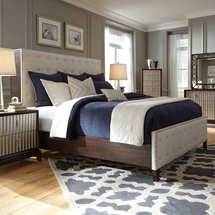 cama-con-bin-maravillosa-acogedor-elegante dormitorio