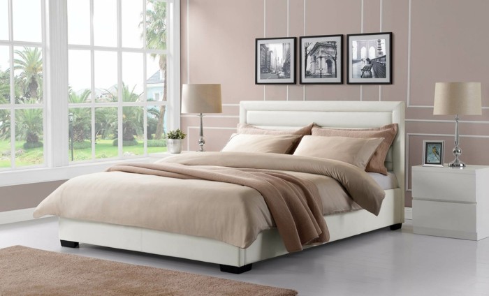 elegantna modela krevet s Bin-svijetle boje