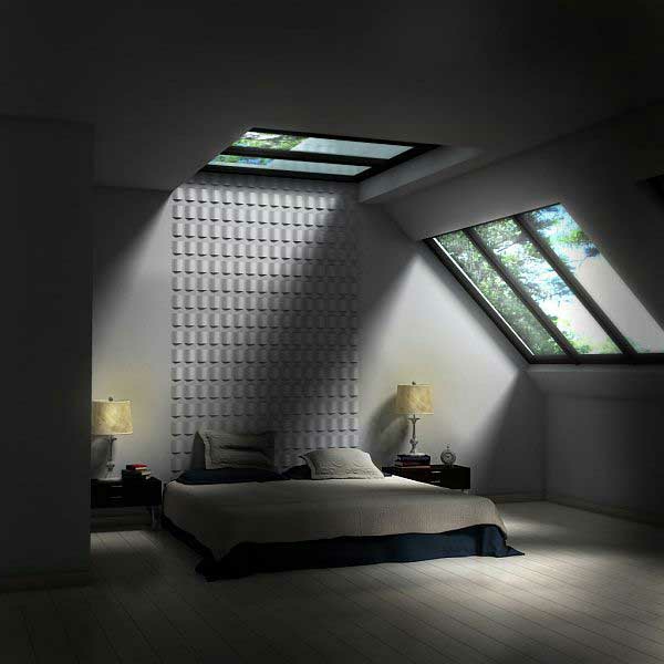 优雅的居室功能于阁楼现代设计