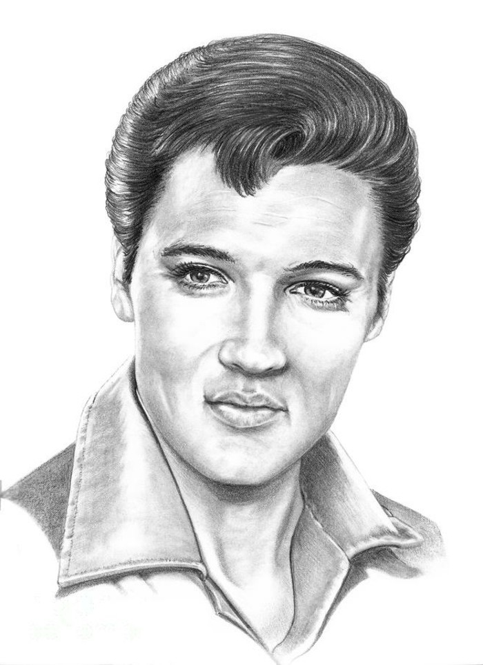 elvis-Presley-rajz-rockabilly-frizura-50-éves-style-for-men