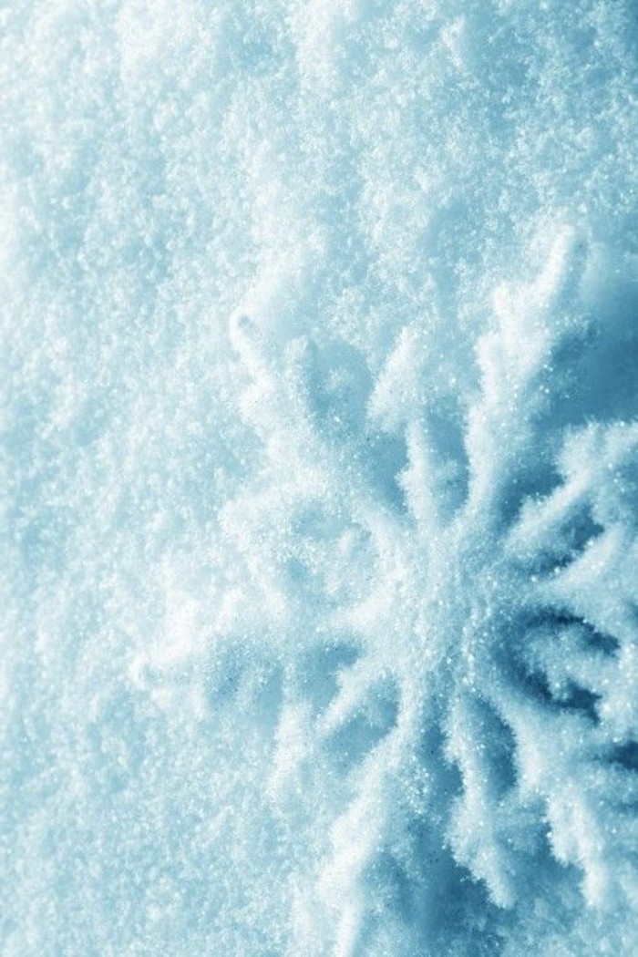 惊人的冬季雪的照片雪花人物浪漫创意