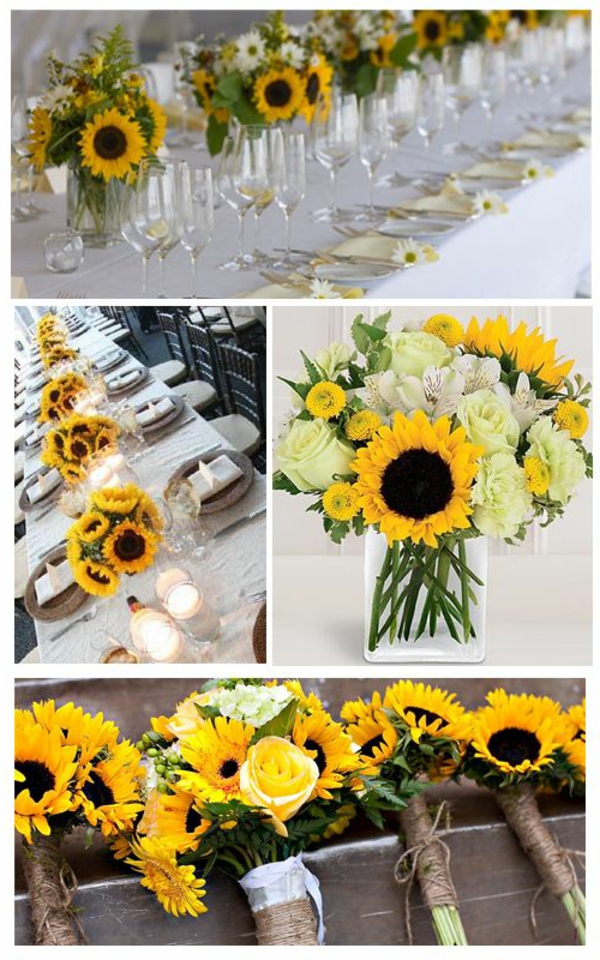 καταπληκτικό-tischdeko-με-λουλούδια-όμορφα-κίτρινο-λουλούδι ρυθμίσεις-in-κίτρινο