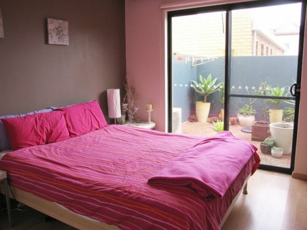Удивително спалня в розово