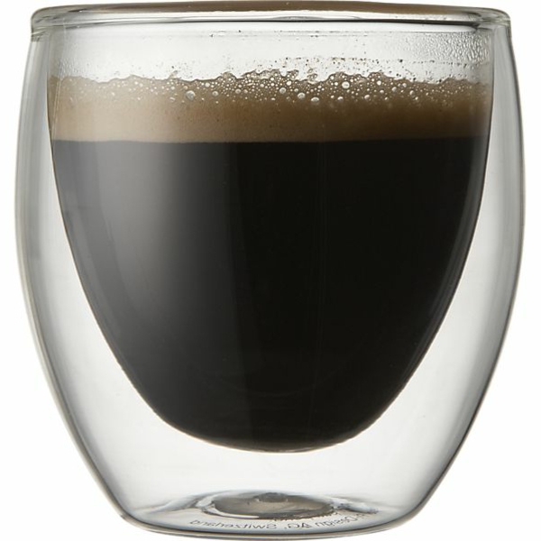 כוסות אספרסו סופר רקע בעיצוב לבן