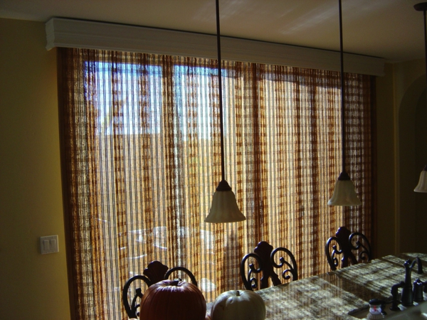 餐厅 - 棕色透明悬挂灯